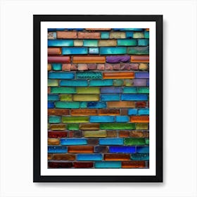 Colorful Glass Wall Art Print