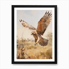 Bird Painting Falcon 4 Art Print