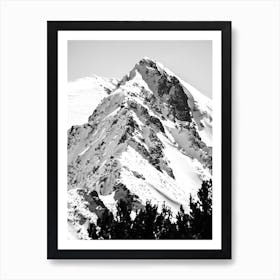 Snowy Mountain 6 Art Print