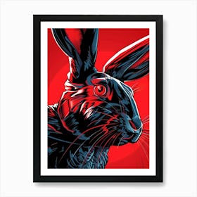 Hare Illustration Art Print