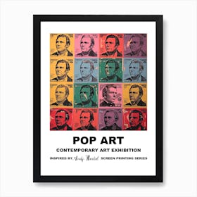 Poster Dollar Bills Pop Art 1 Póster