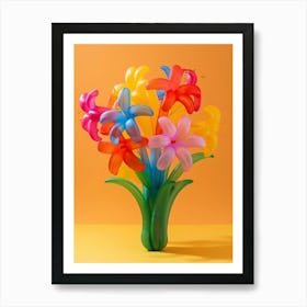 Dreamy Inflatable Flowers Monkey Orchid 1 Art Print