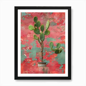 mexican cactus Art Print