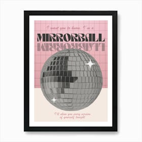 Mirrorball Taylor Swift Print Art Print