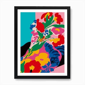 Market Flowers Art Print