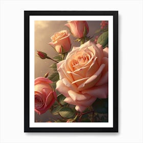 Roses 2 Art Print