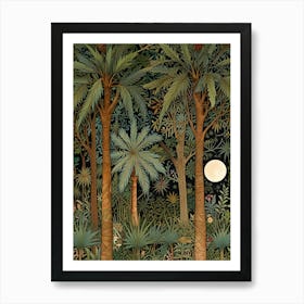 William Morris Night In The Jungle Art Print