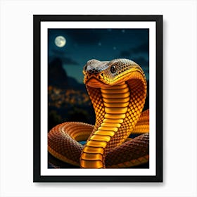 Wild Animal Creative Portrait 52 Art Print