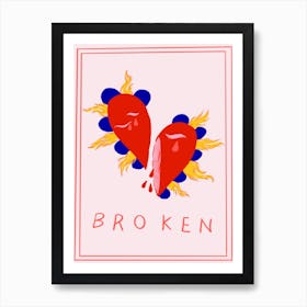 Broken Art Print
