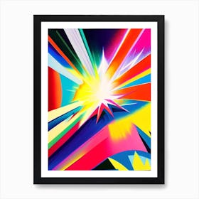 Supernova Remnant Abstract Modern Pop Space Art Print