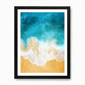 Beach Scene Art Print