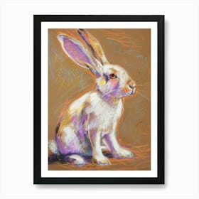 Pastel Rabbit 1 Art Print