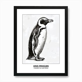 Penguin Standing Tall And Proud Poster 2 Art Print