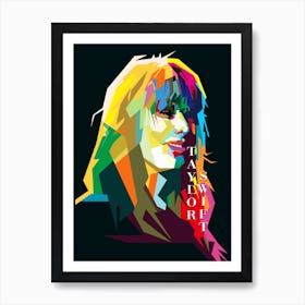 Taylor Swift Most Wanted Art Wpap Art Print