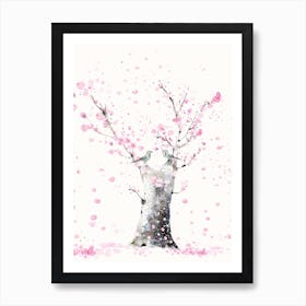 Cherry Blossoms And Birds Art Print