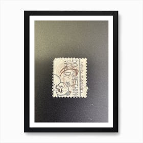 Postage Stamp 9 Art Print