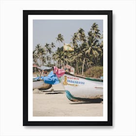 Goan Fishing Boats Art Print