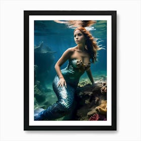Mermaid-Reimagined 72 Art Print
