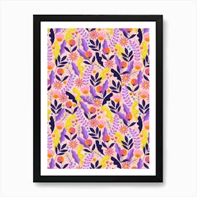 Bouquet Zing Art Print