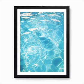 Water Ripples In The Pool Art Print