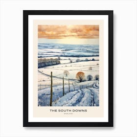 The South Downs England 3 Poster Art Print