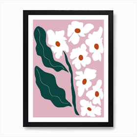 Blooming flora Art Print