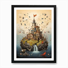 'The Island Of Birds' art print Art Print