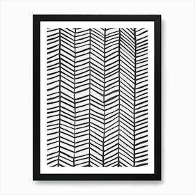 Expressionist boho lines 1 Art Print