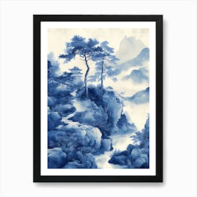 Fantastic Chinese Landscape Art Print