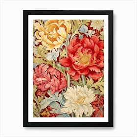 William Morris Floral 2 Art Print