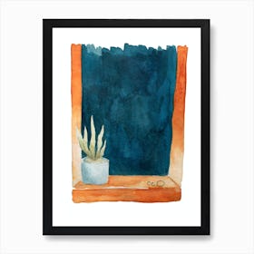 Nighttime Window Art Print