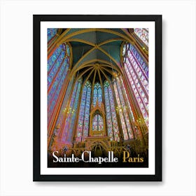 Sainte Chapelle Paris Art Print