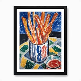 Churros Painting 4 Art Print