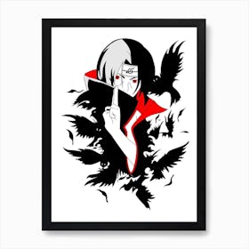 naruto sasuki Art Print