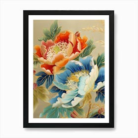 Chinese Flower Painting 52 Art Print