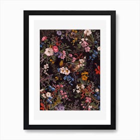 Decorative Floral Pattern Art Print