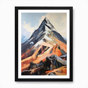 Y Garn Wales 1 Mountain Painting Art Print