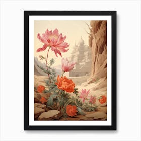 Chinese Fringe Flower Victorian Style 1 Art Print