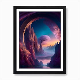 Fantasy World Art Print