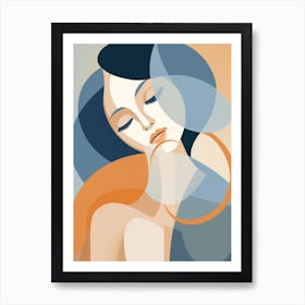 Abstract Of A Woman 23 Art Print