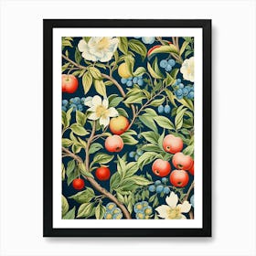 Apricots And Berries Art Print