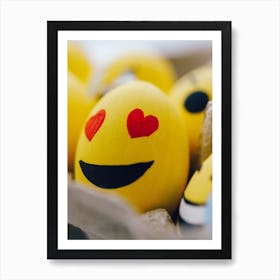 Emoji Stock Videos & Royalty-Free Footage Art Print