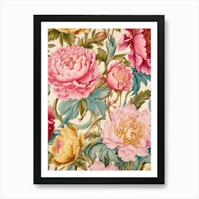 Peonies 28 Art Print