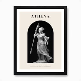 Athena, Greek Mythology Poster Art Print