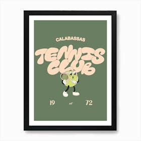 Calabasas Tennis Club Art Print