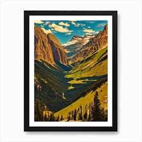 Rocky Mountain National Park United States Of America Vintage Poster Art Print