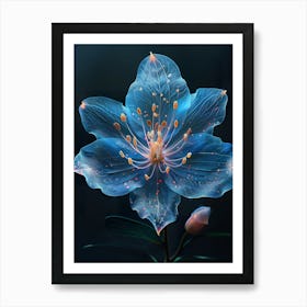 Blue Flower Art Print