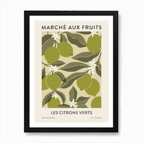 Fruit Market - Limes Art Print