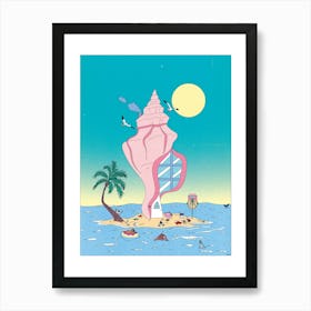 The Shell House Art Print