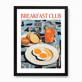 Breakfast Club Poster Food Art Print